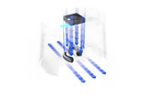 Flow Med Dry-Cap UV3.1 Dryer Electronic Hearing Aid Dryer for Rechargeable Aids Open Cage Format