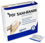 Sani-Hands Antimicrobial Hand Sanitation Wipes, Box of 100